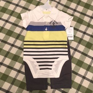 NWT Carter’s Onesie shirt and pant set